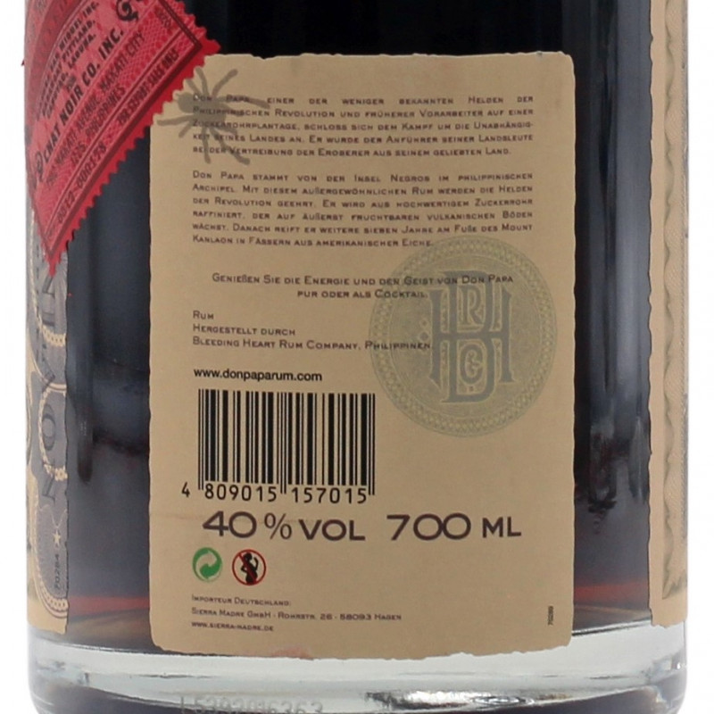 Don Papa Rum 0,7 L 40% vol