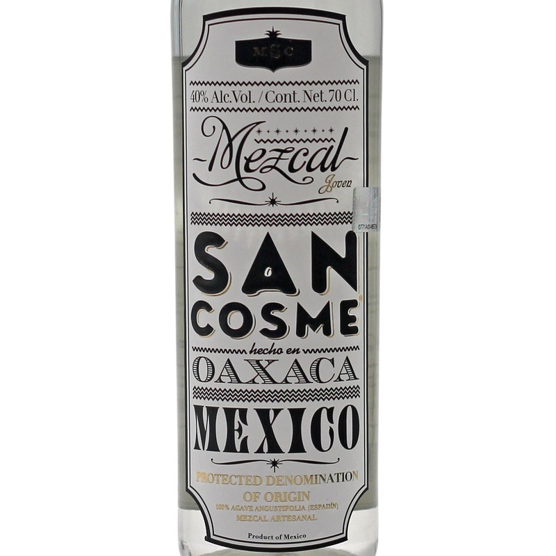 San Cosme Mezcal Blanco 0,7 L 40% vol San Cosme Mezcal Blanco 0,7 L 40% vol