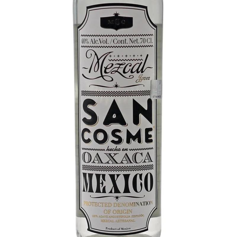 San Cosme Mezcal Blanco 0,7 L 40% vol San Cosme Mezcal Blanco 0,7 L 40% vol