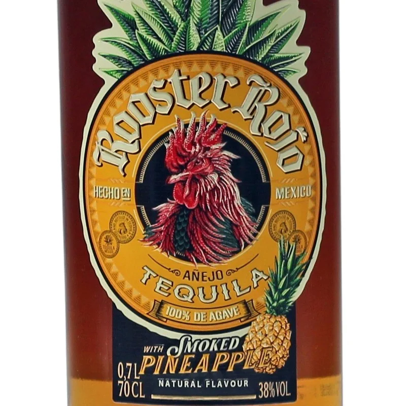 Rooster Rojo Anejo Smoked Pineapple 0,7 L 38% vol Rooster Rojo Anejo Smoked Pineapple 0,7 L 38% vol