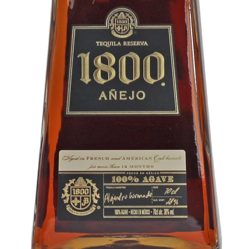 1800 Tequila Anejo 0,7 L 38% vol