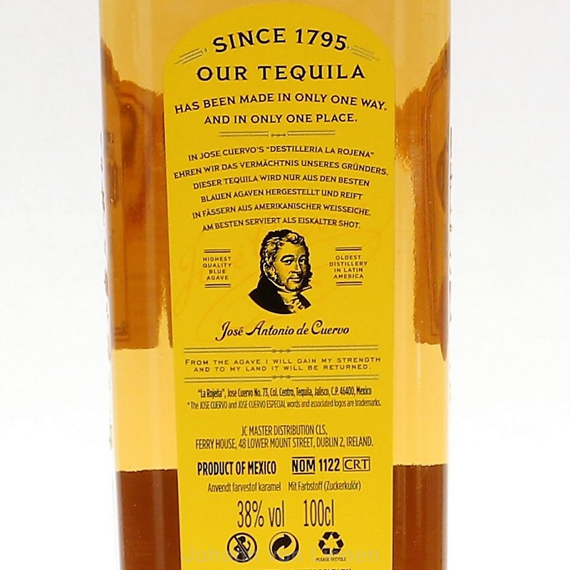 Jose Cuervo Especial Tequila Reposado Gold 1 L 38%vol Jose Cuervo Especial Tequila Reposado Gold 1 L 38%vol