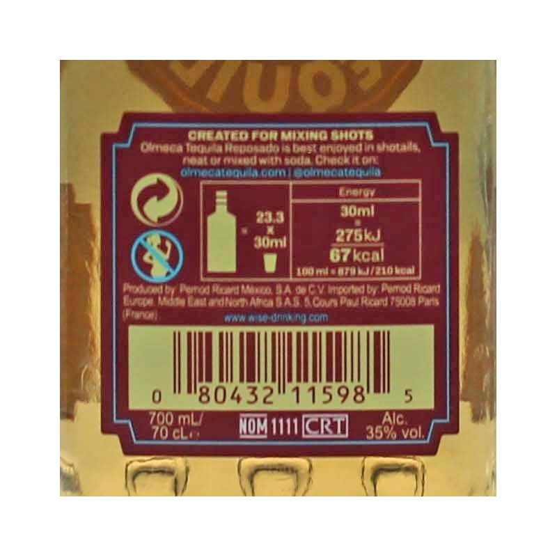 Olmeca Tequila Reposado 0,7 L 35%vol
