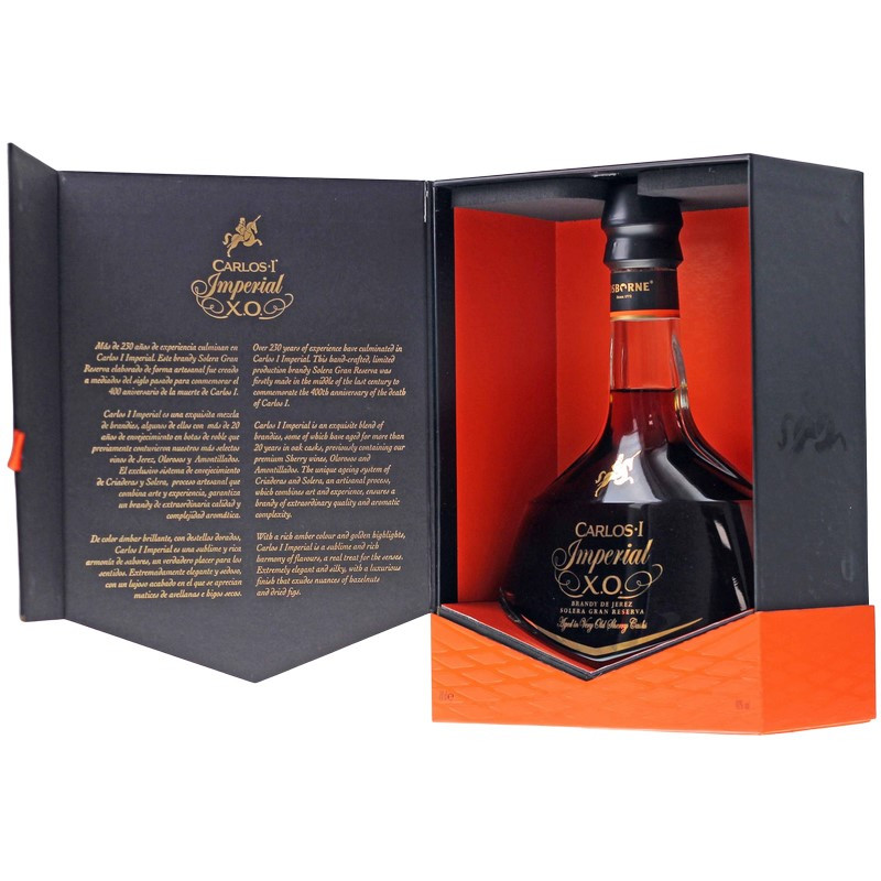 Carlos I Imperial XO Brandy de Jerez Solera Gran Reserva 0,7 L 40% vol