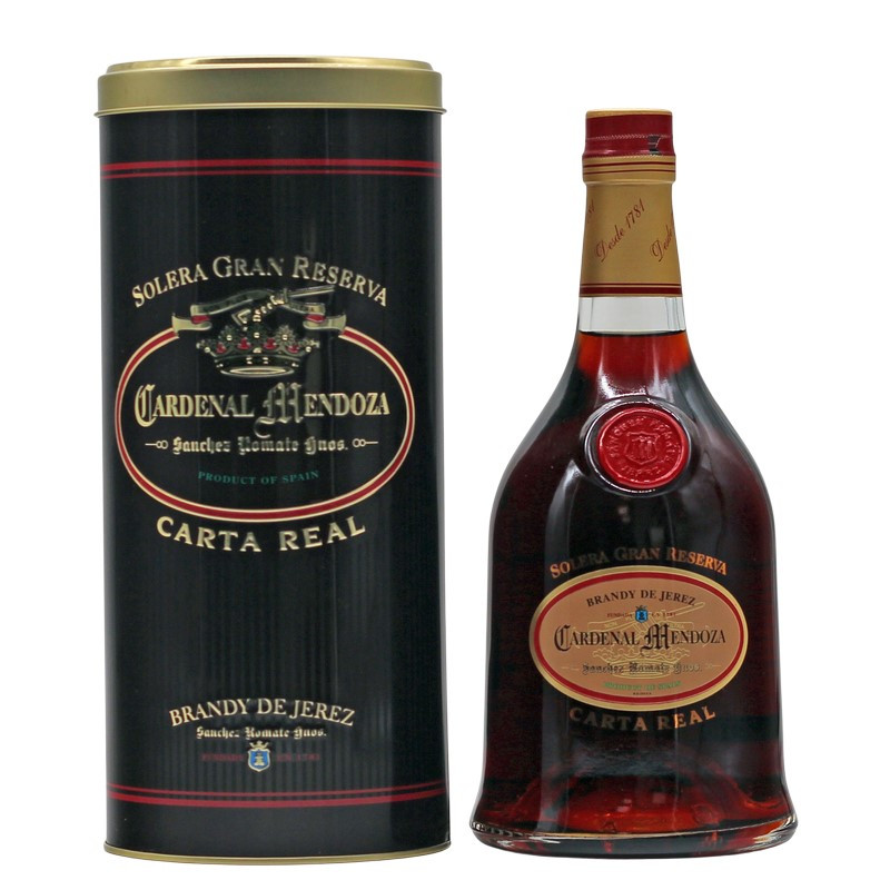 Cardenal Mendoza Brandy de Jerez Carta Real 0,7 L 40% vol