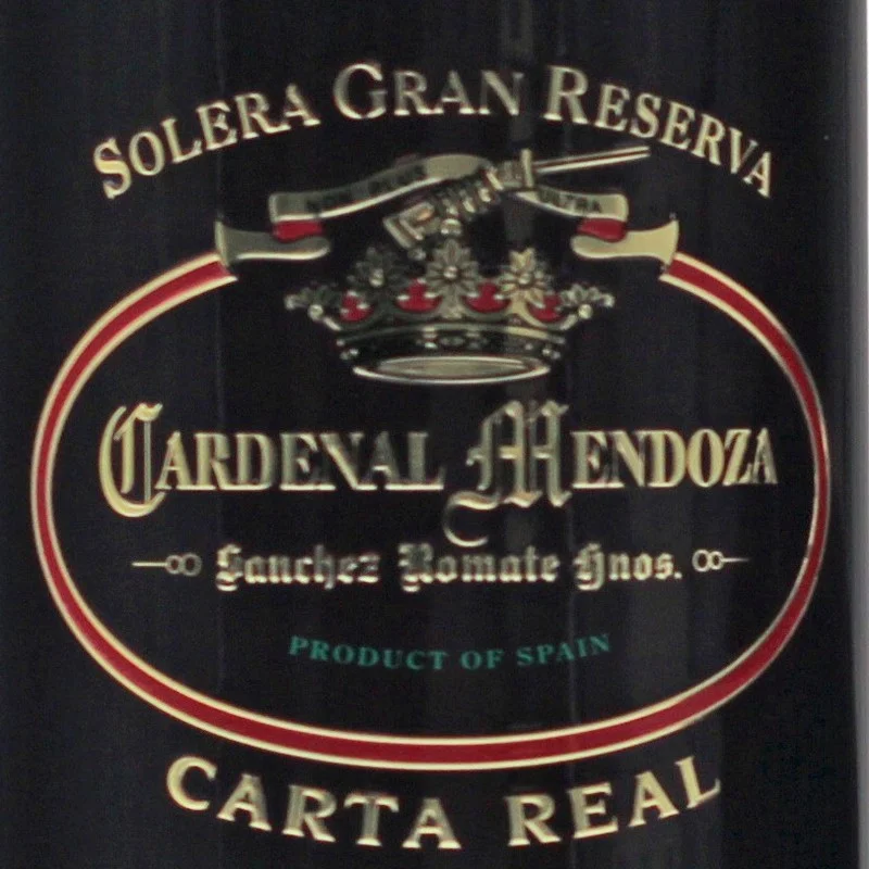 Cardenal Mendoza Brandy de Jerez Carta Real 0,7 L 40% vol Cardenal Mendoza Brandy de Jerez Carta Real 0,7 L 40% vol