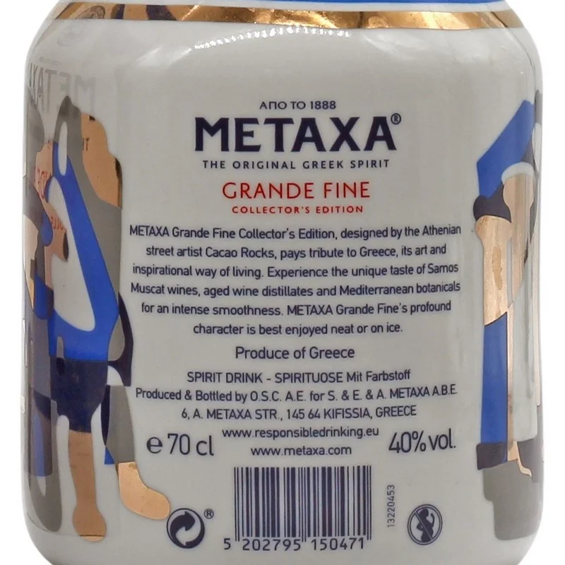 Metaxa Grande Fine Collectors Edition 0,7 L 40% vol Metaxa Grande Fine Collectors Edition 0,7 L 40% vol