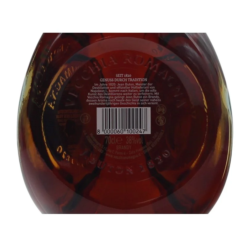 Vecchia Romagna Etichetta Nera Brandy 0,7 L 38% vol