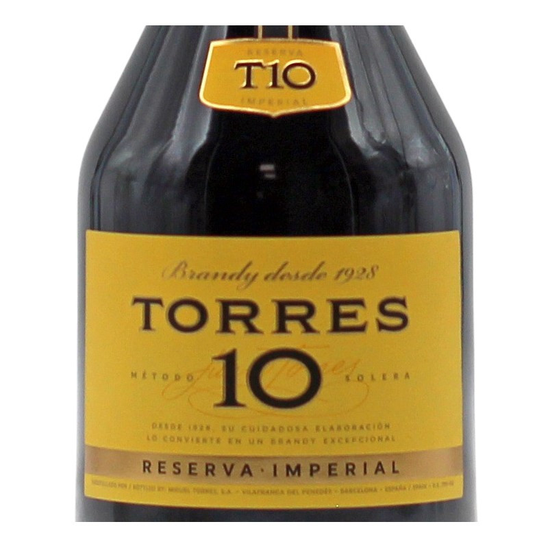 Torres 10 Brandy Gran Reserva 0,7 L 38% vol Torres 10 Brandy Gran Reserva 0,7 L 38% vol