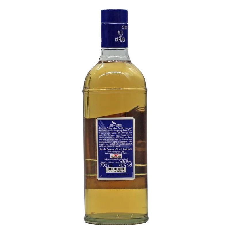 Alto del Carmen Pisco Reservado 0,7 L 40% vol