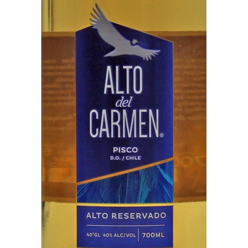 Alto del Carmen Pisco Reservado 0,7 L 40% vol