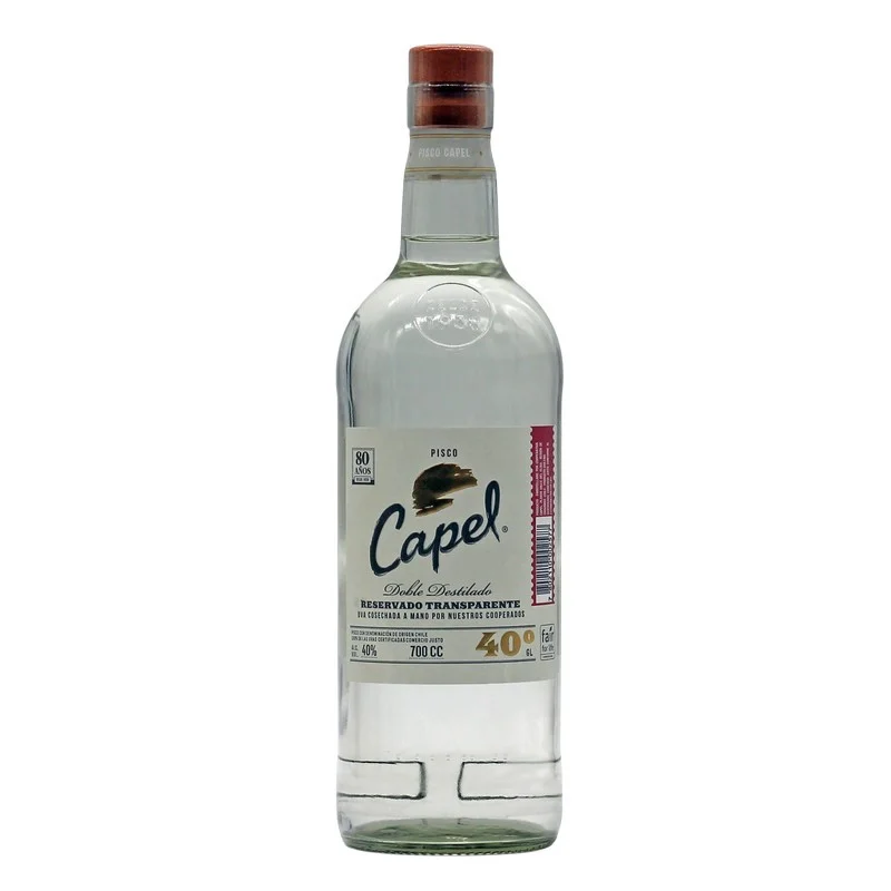 Pisco Capel Reservado Transparente 0,7 L 40% vol