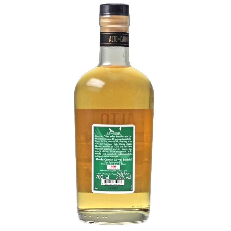 Alto del Carmen Pisco Especial 0,7 Liter vol 35 % vol