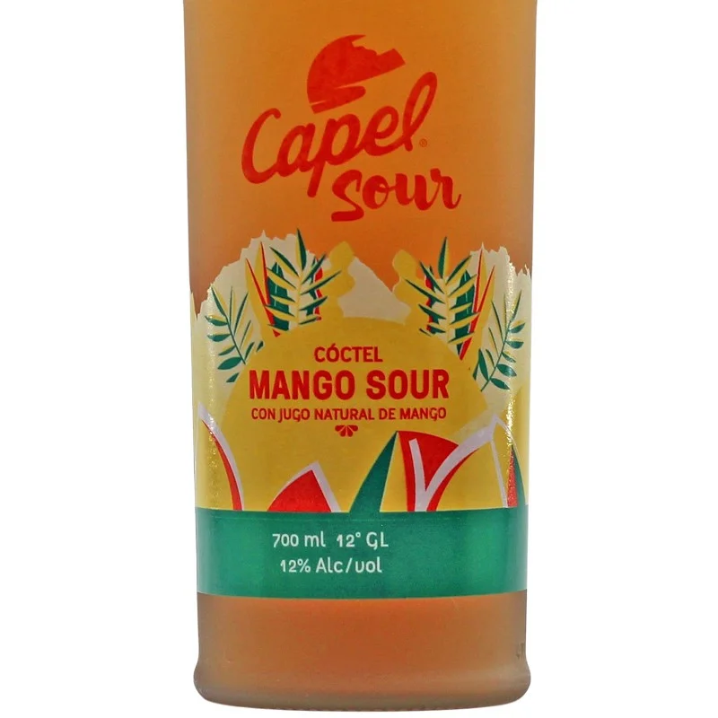 Pisco Capel Mango Sour 0,7 L 12% vol