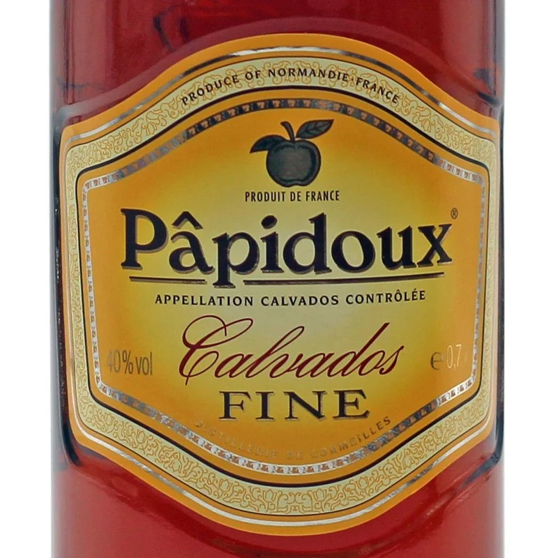 Papidoux Calvados Fine 0,7 L 40% vol Papidoux Calvados Fine 0,7 L 40% vol