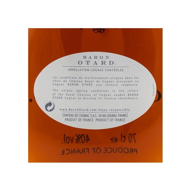 Otard Cognac XO Gold 0,7 Ltr. 40%vol