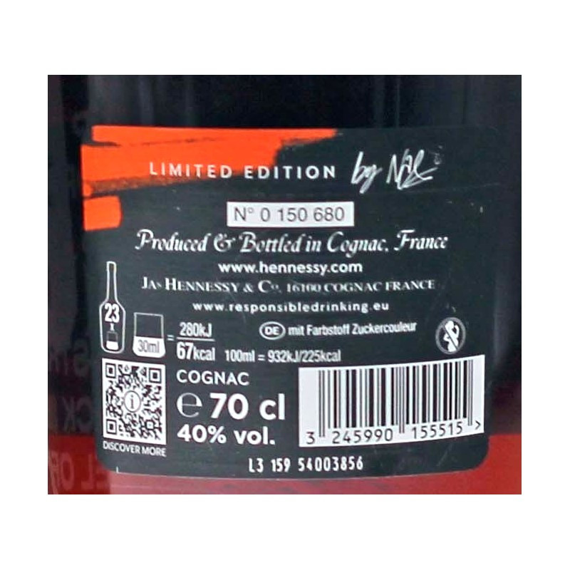 Hennessy VS Cognac Hip Hop 50 X NAS Limited Edition 0,7L 40% vol Hennessy VS Cognac Hip Hop 50 X NAS Limited Edition 0,7L 40% vol