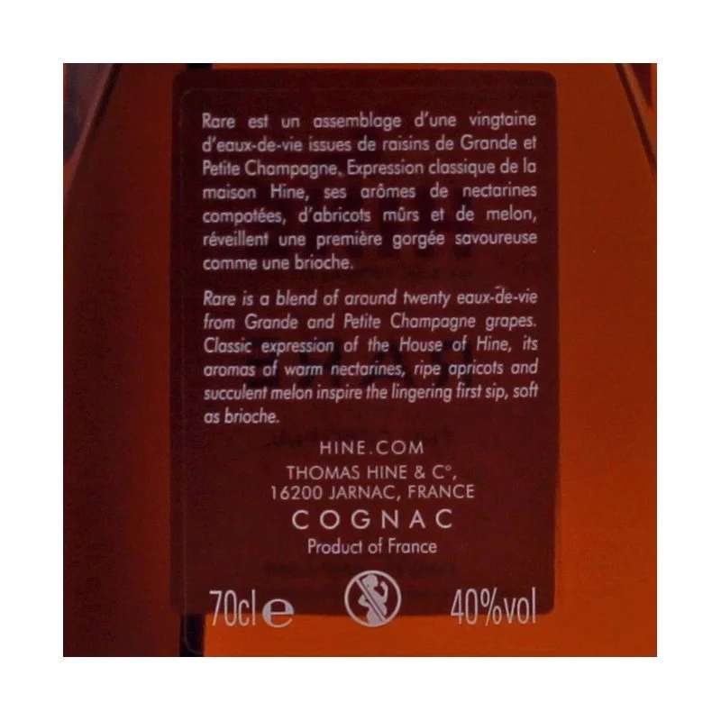 Hine Rare VSOP Cognac 0,7 L 40% vol Hine Rare VSOP Cognac 0,7 L 40% vol