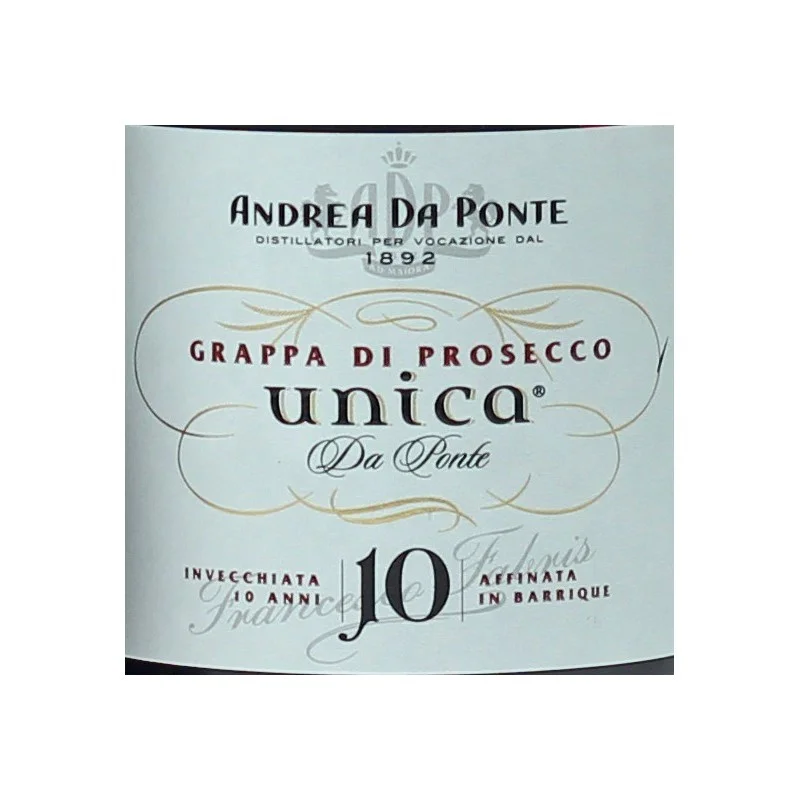 Andrea da Ponte Grappa di Prosecco Unica 0,7 L 40%vol