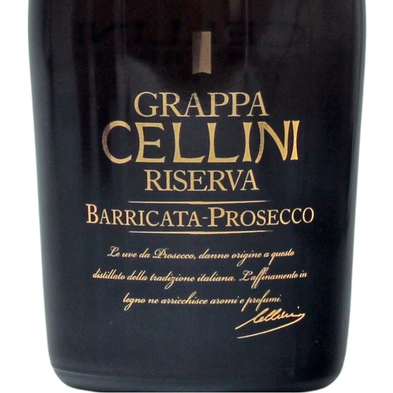 Grappa Cellini Riserva Barricata Prosecco 0,7 L 38% vol Grappa Cellini Riserva Barricata Prosecco 0,7 L 38% vol