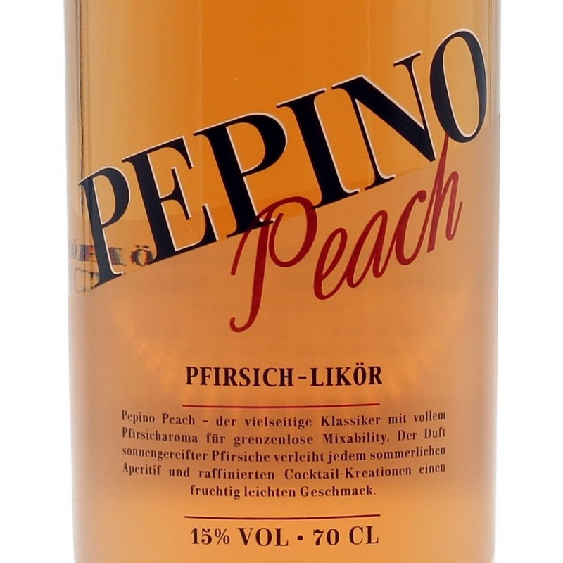 Pepino Peach Pfirsich-Likör 0,7 L 15% vol Pepino Peach Pfirsich-Likör 0,7 L 15% vol