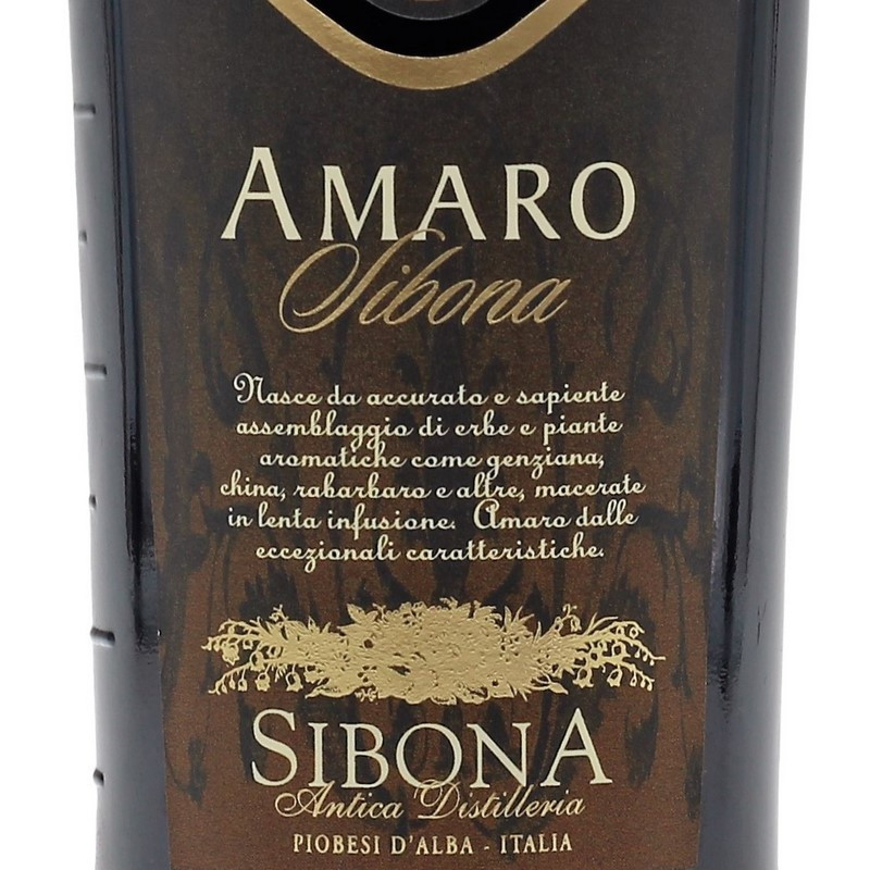Sibona Amaro 0,5 L 28%vol Sibona Amaro 0,5 L 28%vol
