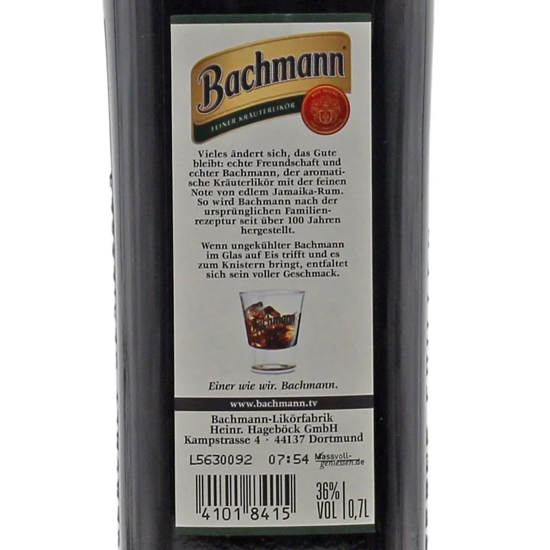 Bachmann Bitterlikör 0,7 L 36% vol