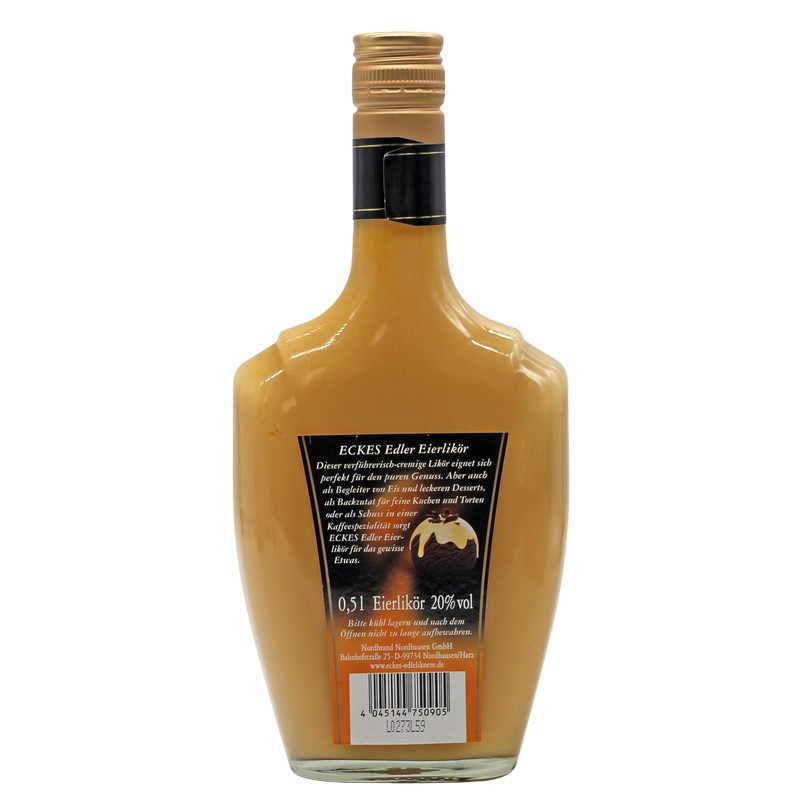 Eckes Edler Eierlikör 0,5 L 20% vol Eckes Edler Eierlikör 0,5 L 20% vol