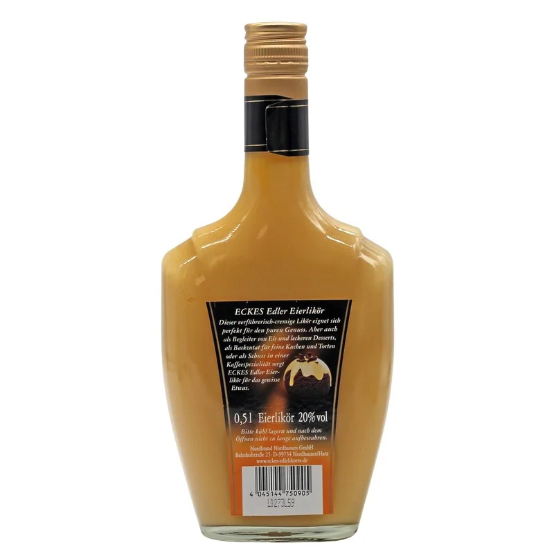 Eckes Edler Eierlikör 0,5 L 20% vol Eckes Edler Eierlikör 0,5 L 20% vol