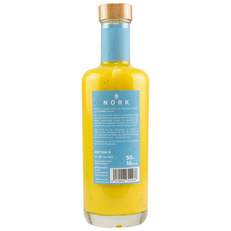 Nork Eierlikör 0,5 L 16% vol Nork Eierlikör 0,5 L 16% vol