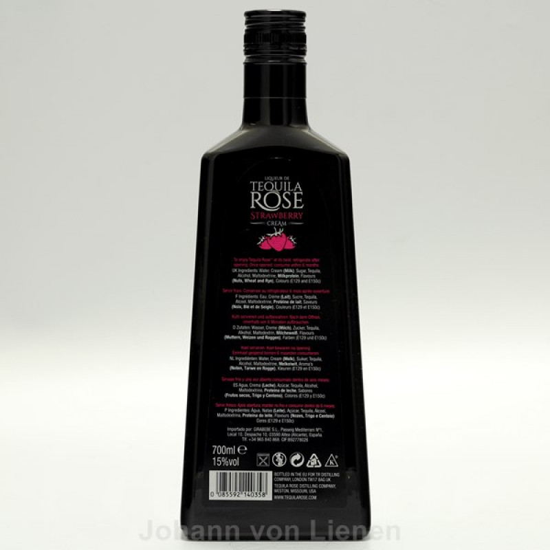 Tequila Rose Strawberry Cream Likör 0,7 L 15%vol Tequila Rose Strawberry Cream Likör 0,7 L 15%vol