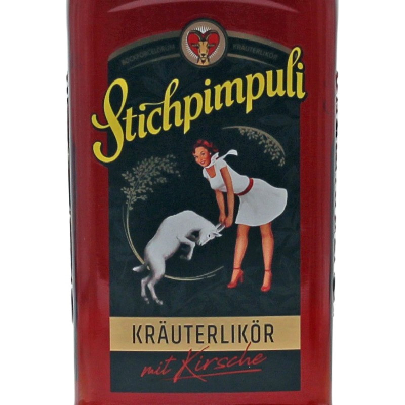 Stichpimpuli bockforcelorum mit Kirsche 0,7 L 35%vol Stichpimpuli bockforcelorum mit Kirsche 0,7 L 35%vol