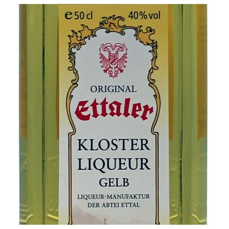 Ettaler Kloster Liqueur Gelb 0,5 L 40% vol