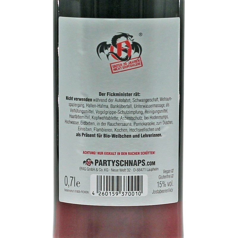 Ficken Partyschnaps 0,7 L 15% vol Ficken Partyschnaps 0,7 L 15% vol