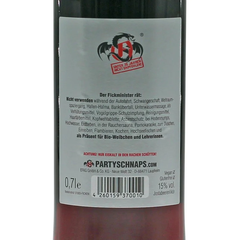Ficken Partyschnaps 0,7 L 15% vol Ficken Partyschnaps 0,7 L 15% vol