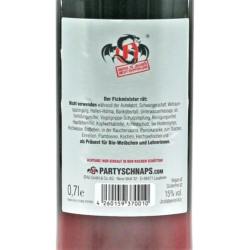 Ficken Partyschnaps 0,7 L 15% vol Ficken Partyschnaps 0,7 L 15% vol