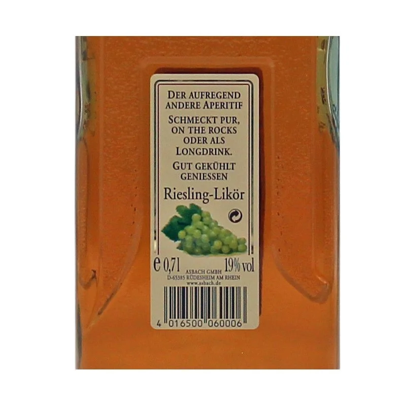 Asbach A & A Riesling Likör 0,7 L 19% vol