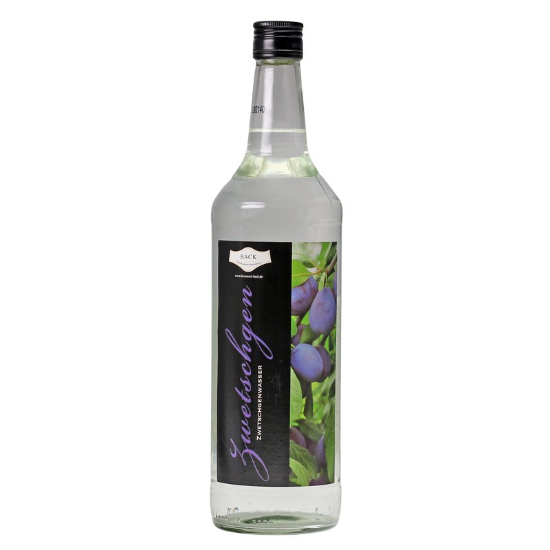 BACK Zwetschgenwasser 1 L 40%vol BACK Zwetschgenwasser 1 L 40%vol