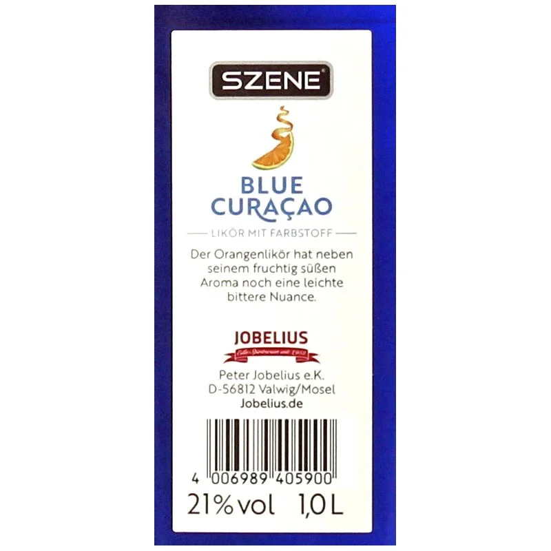 Szene Blue Curacao Likör 1 L 21% vol