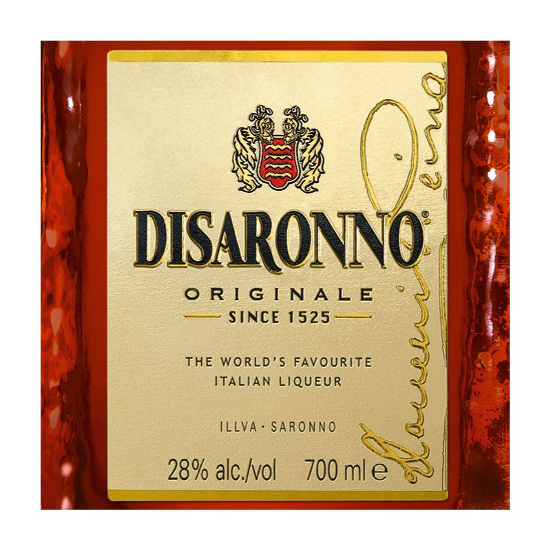 Disaronno Originale Amaretto Likör aus Italien 0,7 L 38 % vol