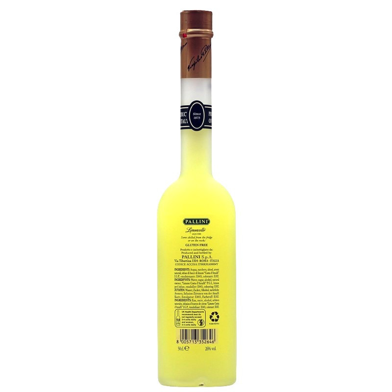 Pallini Limoncello 0,5 L 26% vol Pallini Limoncello 0,5 L 26% vol