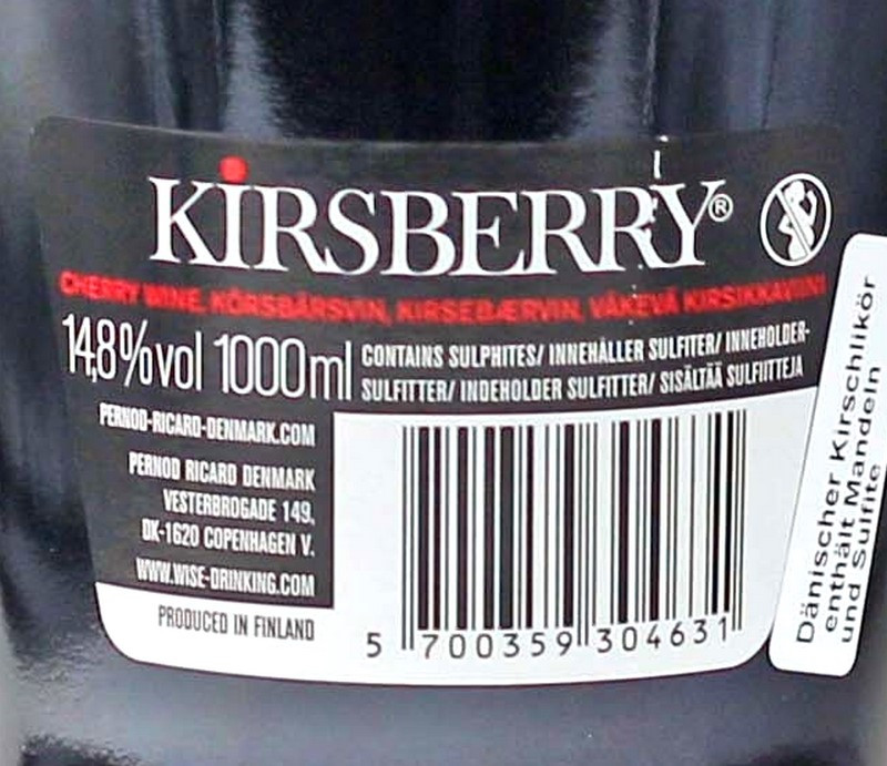 Kirsberry Cherry Speciality Kirschlikör 1 L 14,8 % vol