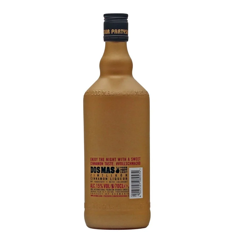 Dos Mas Mex Shot Zimtlikör mit Tequila 0,7 L 15% vol Dos Mas Mex Shot Zimtlikör mit Tequila 0,7 L 15% vol