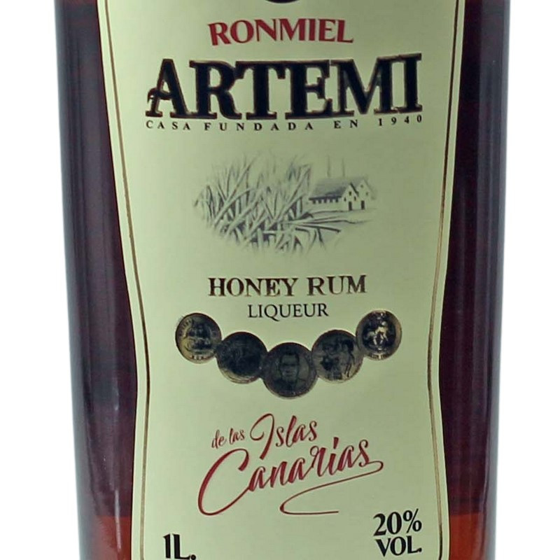 Ron Miel Artemi Honey Rum Likör 1 Liter 20% vol