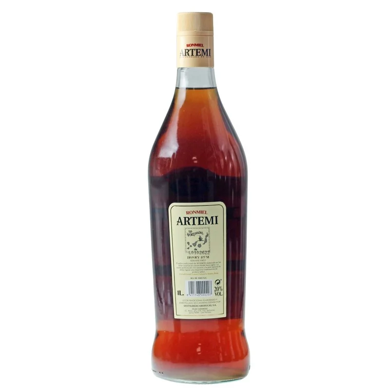 Ron Miel Artemi Honey Rum Likör 1 Liter 20% vol Ron Miel Artemi Honey Rum Likör 1 Liter 20% vol