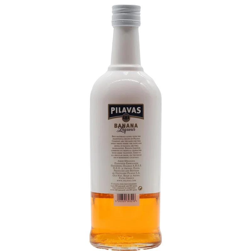 Pilavas Banana Liqueur 0,7 L 25% vol Pilavas Banana Liqueur 0,7 L 25% vol