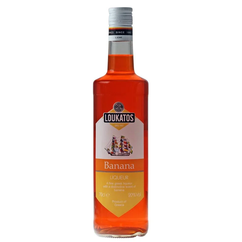 Loukatos Banana Liqueur 0,7 L 20% vol Loukatos Banana Liqueur 0,7 L 20% vol