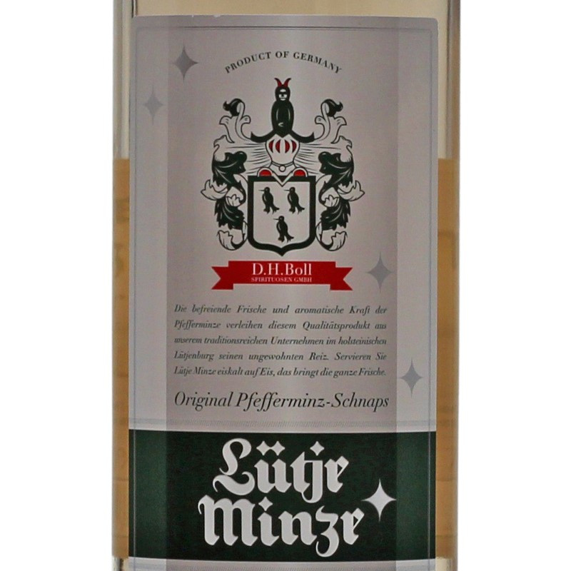 Lütje Minze 0,7 L 50%vol Lütje Minze 0,7 L 50%vol