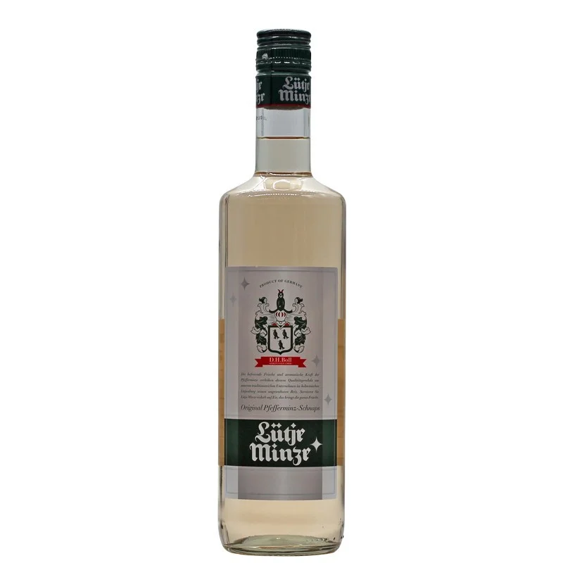 Lütje Minze Pfefferminzlikör 0,7 L 50 % vol Lütje Minze Pfefferminzlikör 0,7 L 50 % vol