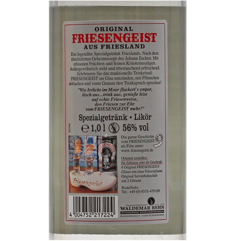 Friesengeist 1 L 56% vol Friesengeist 1 L 56% vol